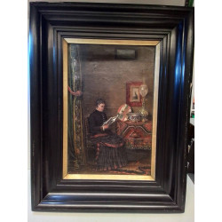 HUILE SUR TOILE SIGNEE LAMME 