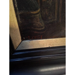 HUILE SUR TOILE SIGNEE LAMME 