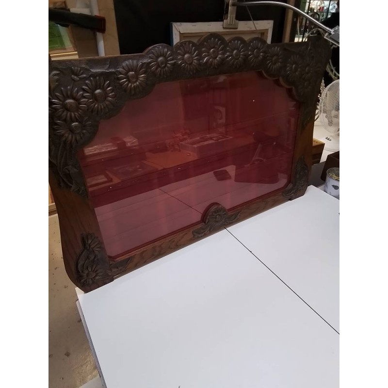 CADRE PHOTOS ANCIEN METAL ET BOIS