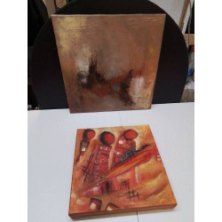 HUILE SUR TOILE ABSTRAITE...