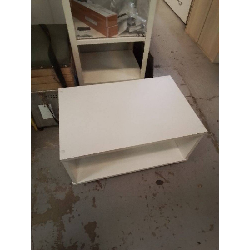CAISSON BLANC A ROULETTES 
