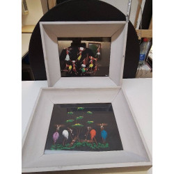 TABLEAU ART AFRICAIN LA PIECE 