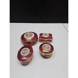 LOT BOITES MINIATURES LIMOGES LA PIECE