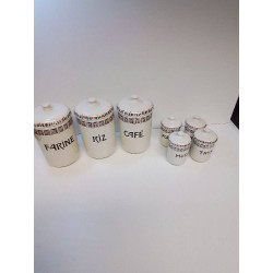 LOT POTS A EPICES ANCIEN