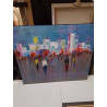 HUILE SUR TOILE SIGNÉE PROMENADE
