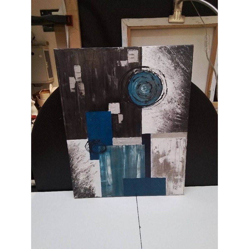 HUILE SUR TOILE ABSTRAITE