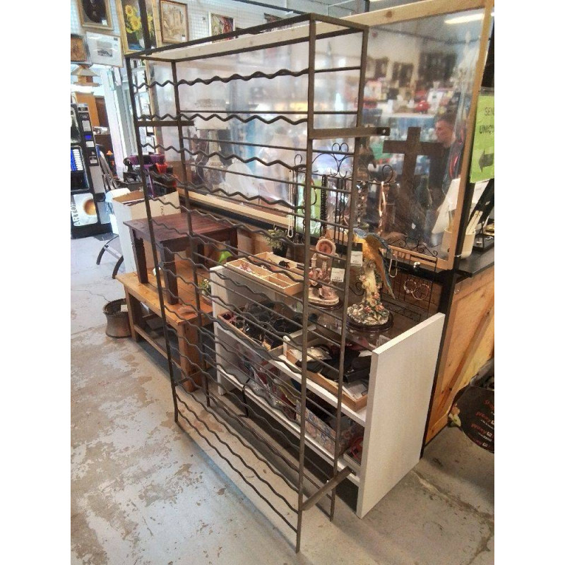 SUPPORT A BOUTEILLES METAL LA PIECE