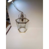 LUSTRE VERRE HEXAGONALE 