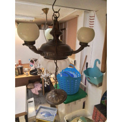 LUSTRE 3 FEUX ART DECO