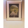 CADRE AQUARELLE SORTIE TUNNEL SIGNEE A THEISEN