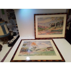 AQUARELLE SIGNÉE G MOLITOR...