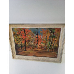 HUILE SUR PANNEAU SIGNÉE 