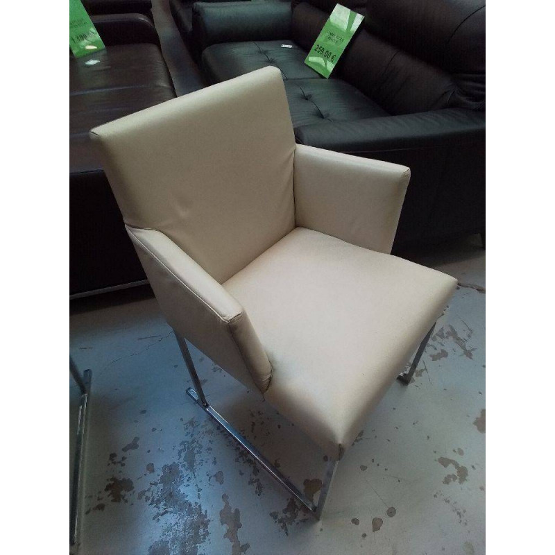 FAUTEUIL DESIGN CUIR B&B ITALIA LA PIECE 