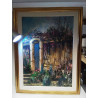 HUILE SUR TOILE MOTIF PORTE