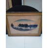 TABLEAU SIGNÉ PAYSAGE LAC 