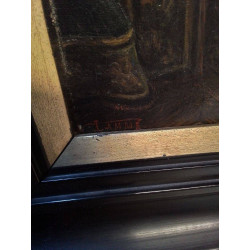 HUILE SUR TOILE SIGNEE LAMME 