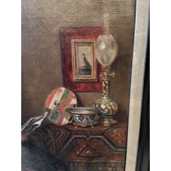 HUILE SUR TOILE SIGNEE LAMME 