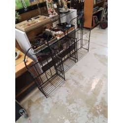ETAGERE METAL NOIRE LA PIECE