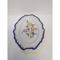 PLAT MOTIF FLEURS 