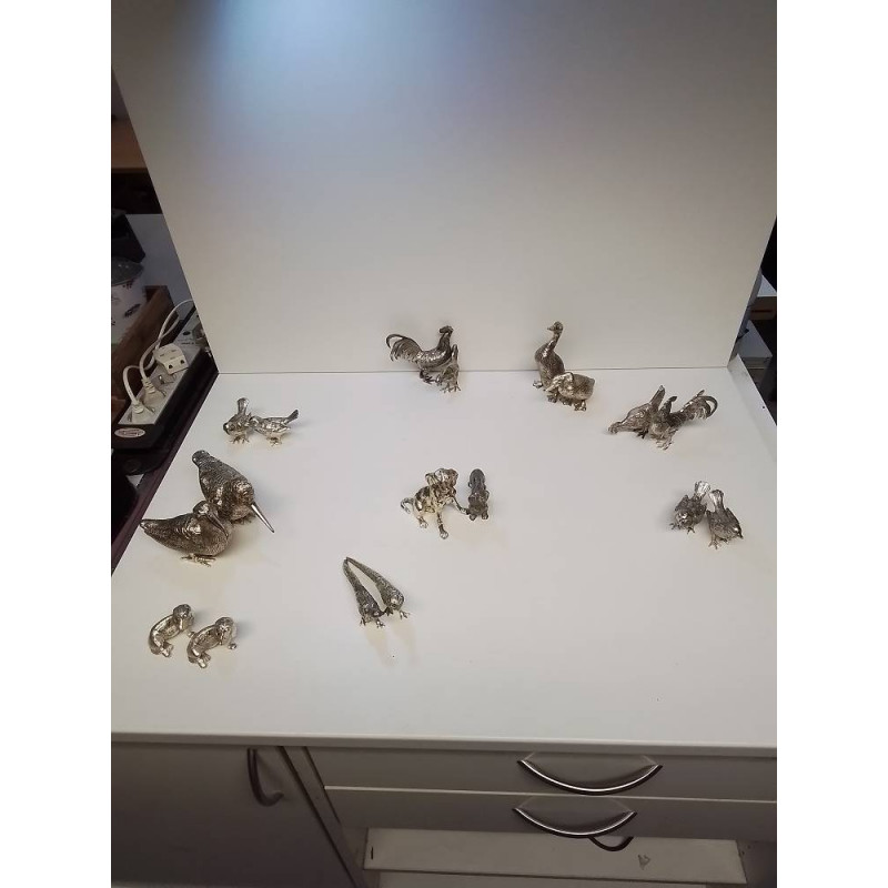 PAIRE ANIMAUX METAL LA PIECE PM
