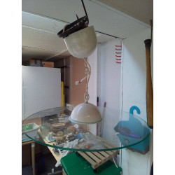 SUSPENSION VERRE VINTAGE 