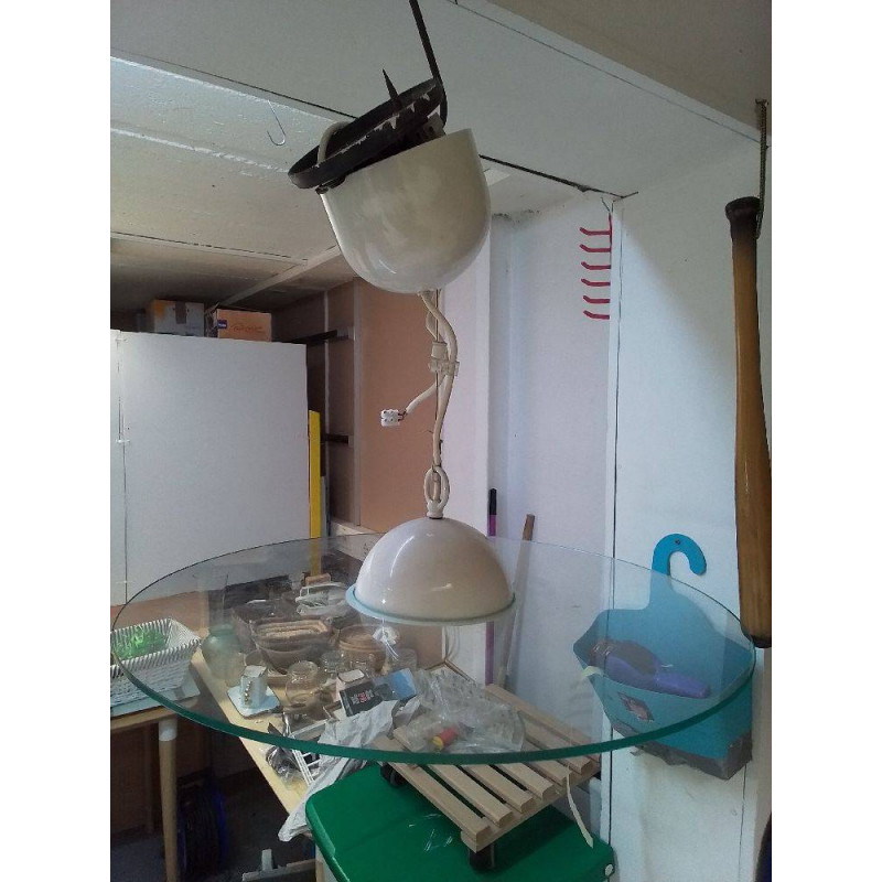 SUSPENSION VERRE VINTAGE 