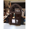 MIROIR AVEC FENÊTRES BOIS ET METAL
