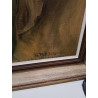HUILE SUR TOILE VISAGE SIGNEE