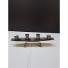BOUGEOIR METAL ARGENTE