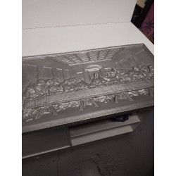 PLAQUE EN METAL LA CENE