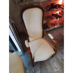 VOLTAIRE TISSU JAUNE LA PIECE