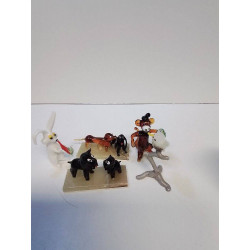 LOT ANIMAUX EN VERRE