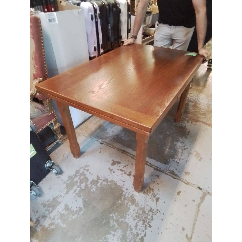 TABLE EN CHENE AVEC ALLONGES 
