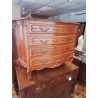 COMMODE 4 TIROIRS EN MERISIER 