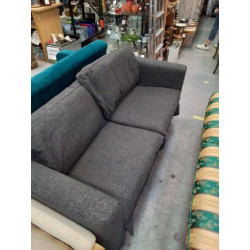 CANAPE 2 PLACE GRIS 