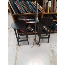 TABOURET BOIS NOIR LA PIECE