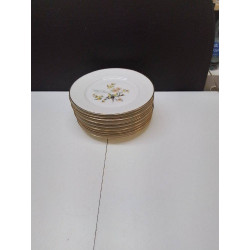 LOT ASSIETTES OISEAUX