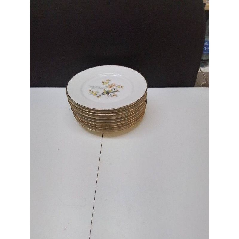 LOT ASSIETTES OISEAUX