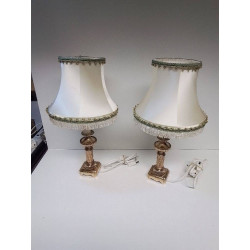LAMPE A POSER METAL DORE LA...