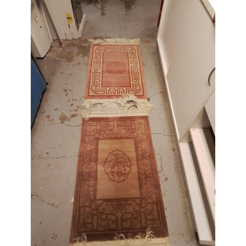 TAPIS TON ROSE LA PIECE