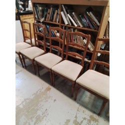 LOT 6 CHAISES ASSISES...