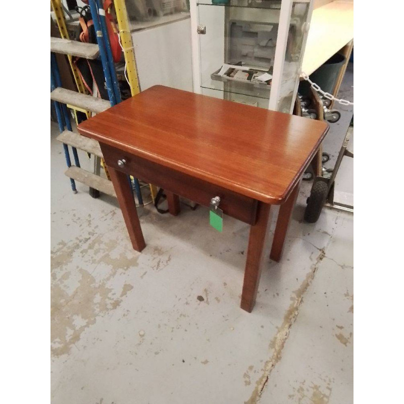TABLE D’APPOINT 1 TIROIRS EN MERISIER 