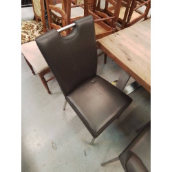 CHAISE CUIR MODERNE LA PIECE