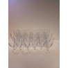 LOT DE 6 FLUTES A CHAMPAGNE 