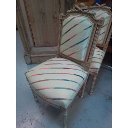 CHAISE LOUIS XVI A RESSORTS 