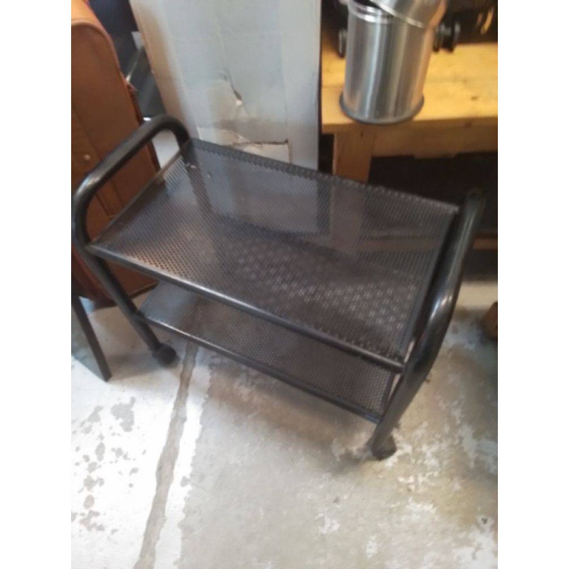 MEUBLE A ROULETTES METAL 