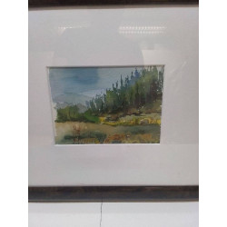 AQUARELLE SIGNÉE GARNETTE...