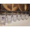 LOT DE 6 VERRES PASTIS 51