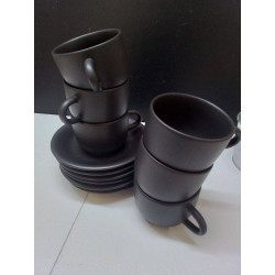 LOT TASSES A CAFÉ MODERNE 