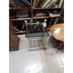 CHEVET METAL ET VERRE